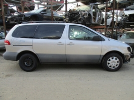 2001 TOYOTA SIENNA LE BEIGE 3.0L AT Z16280